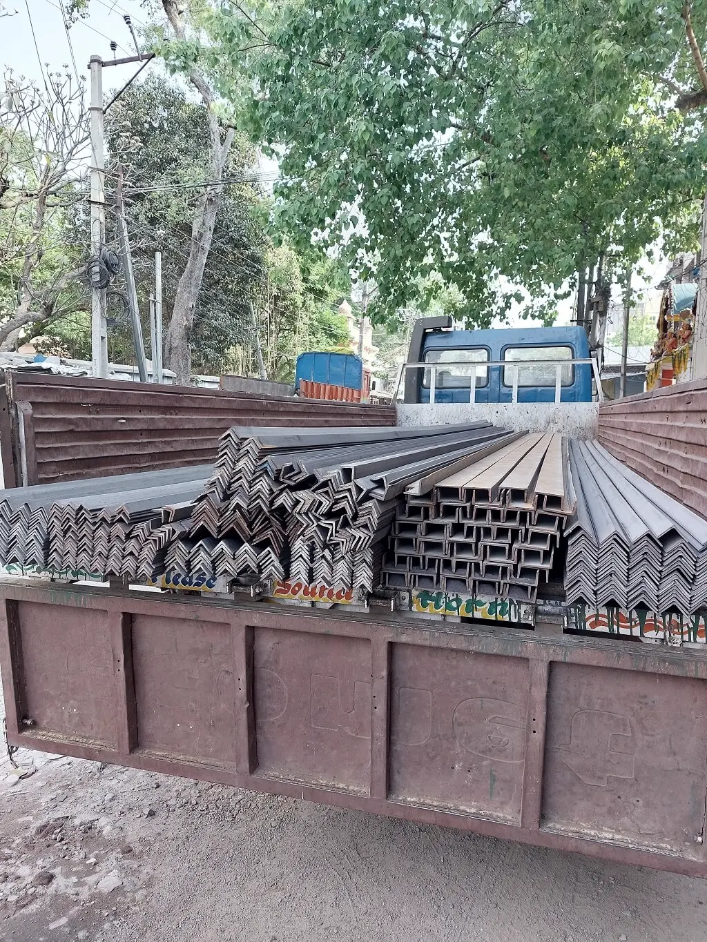 Steel loaded for delivery from Golden Steel